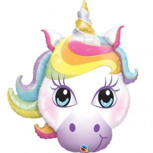 Magical Unicorn Face Supershape Balloon 